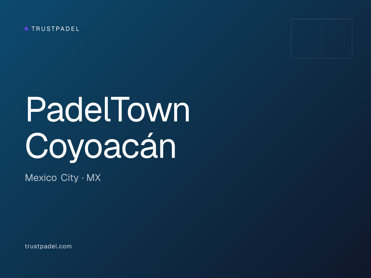 PadelTown Coyoacán padel club