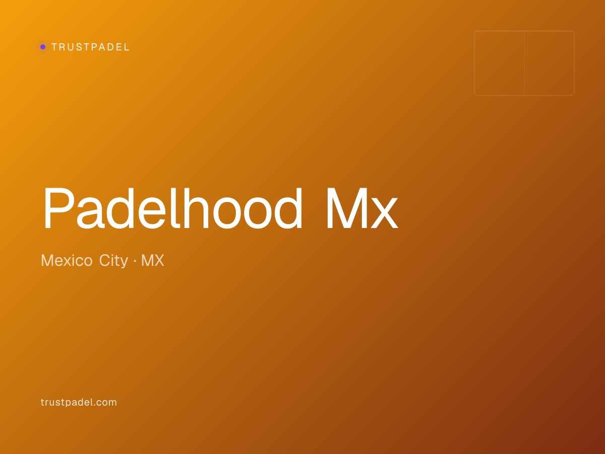Padelhood Mx padel club