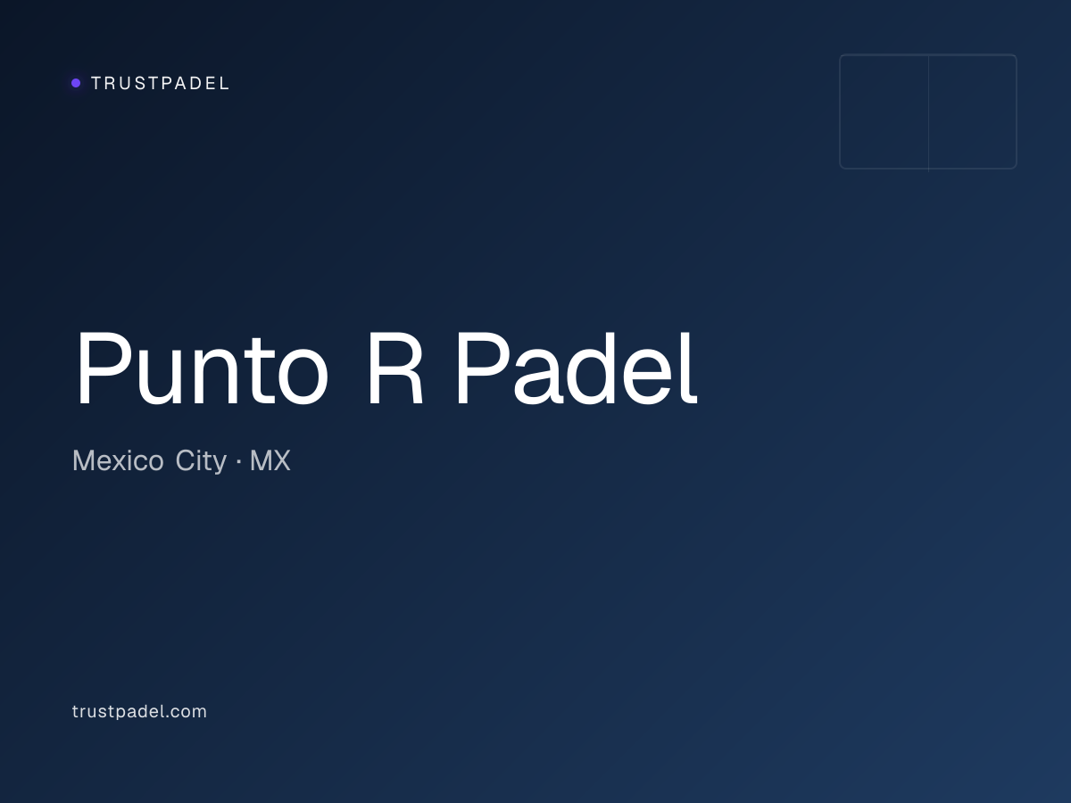 Punto R Padel padel club