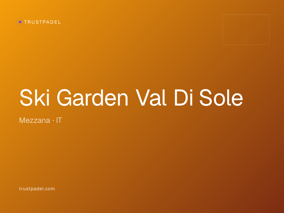 Ski Garden Val Di Sole padel club