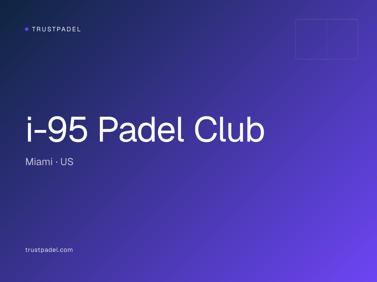 i-95 Padel Club padel club