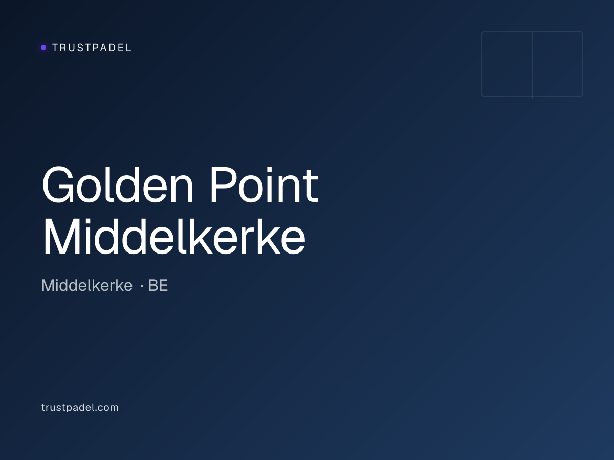 Golden Point Middelkerke padel club