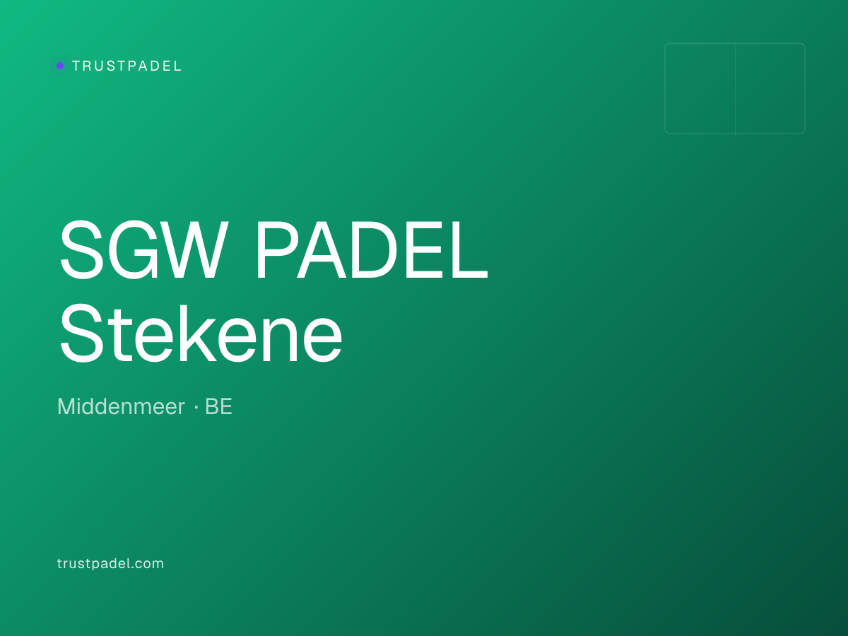SGW PADEL Stekene padel club