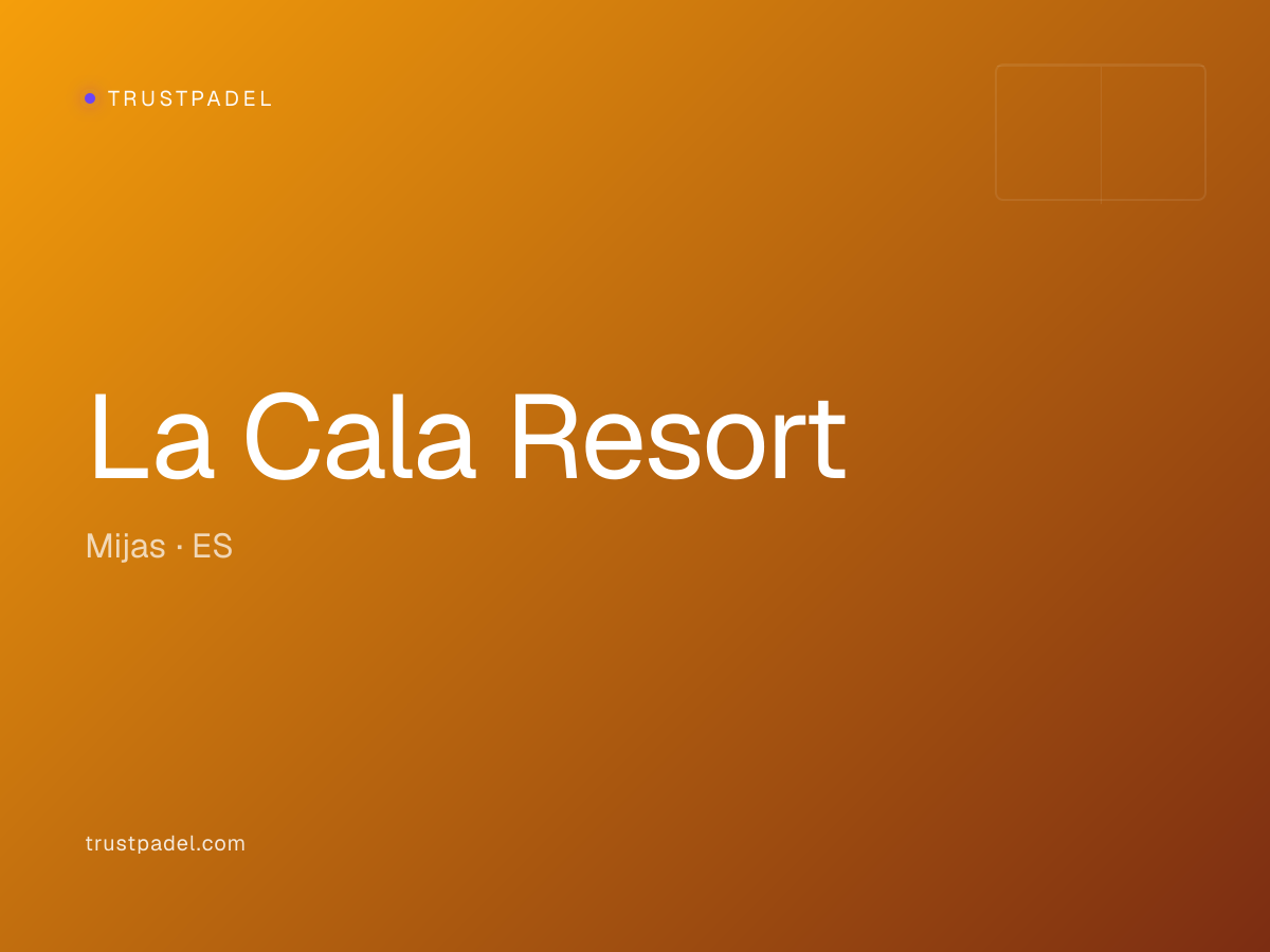 La Cala Resort padel club