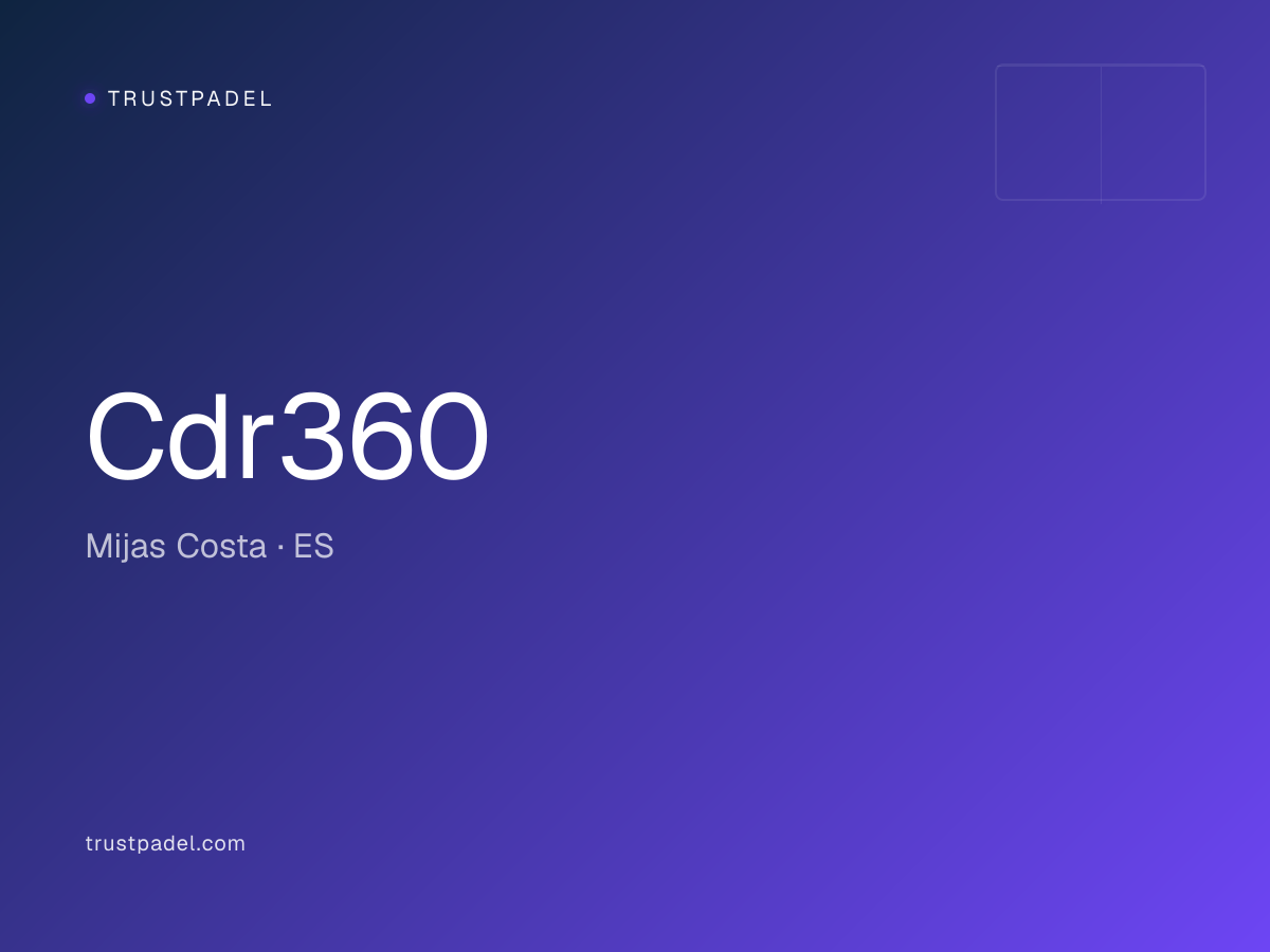 Cdr360 padel club