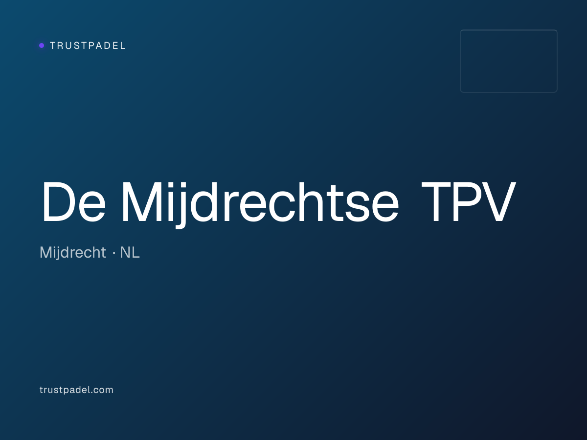 De Mijdrechtse TPV padel club