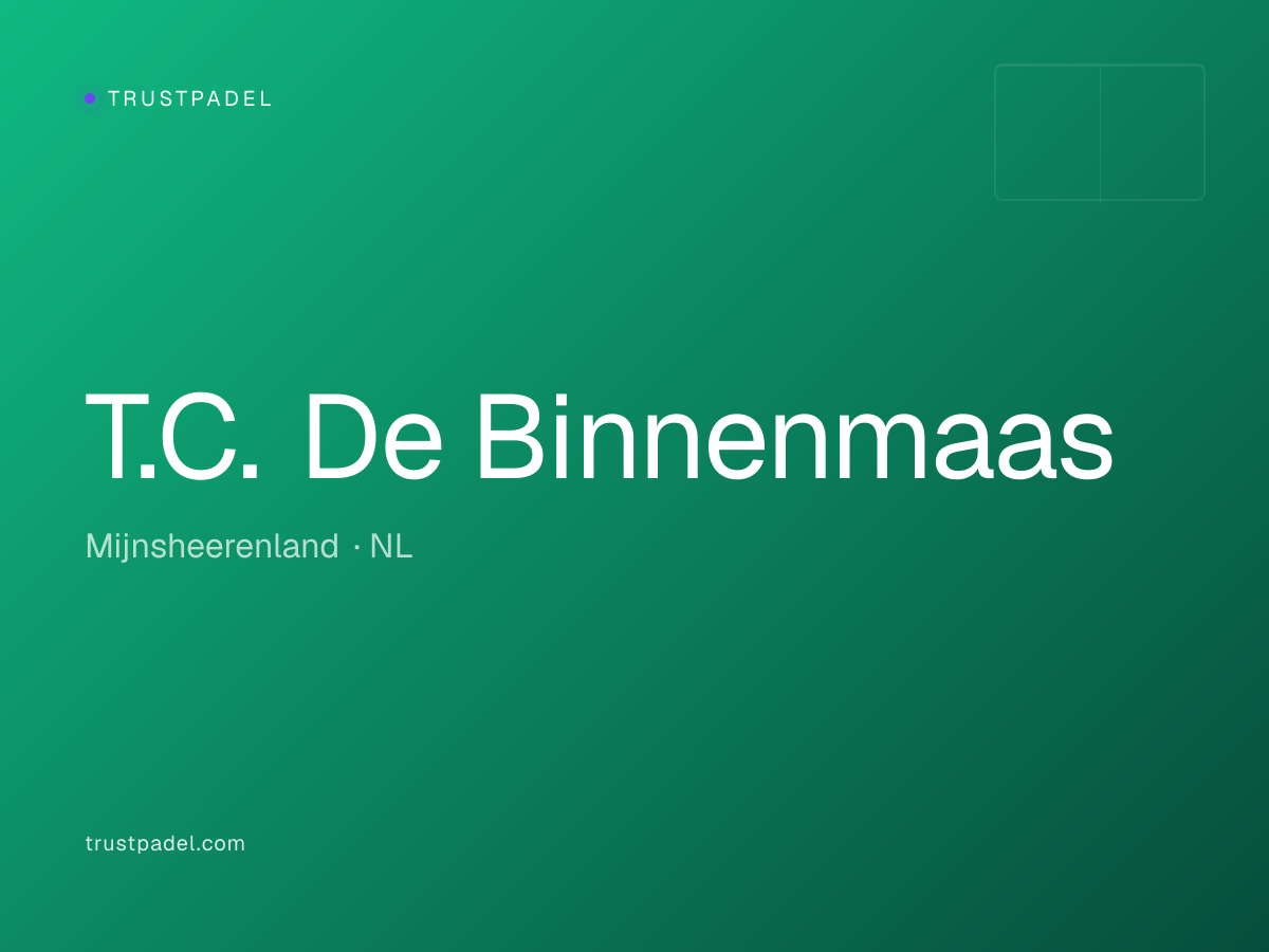 T.C. De Binnenmaas padel club