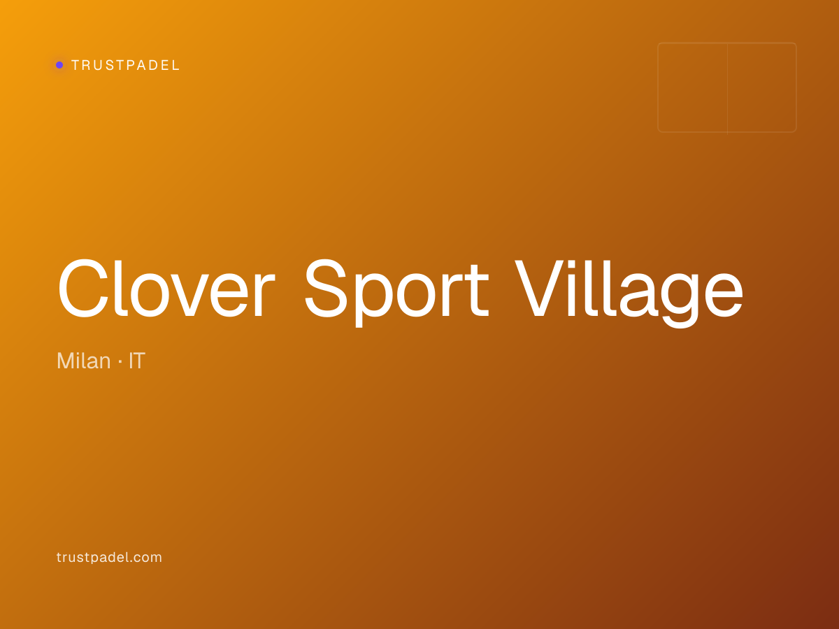 Clover Sport Village padel club