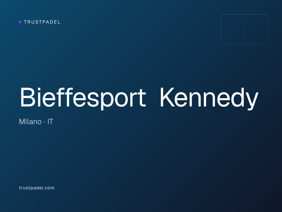 Bieffesport Kennedy padel club