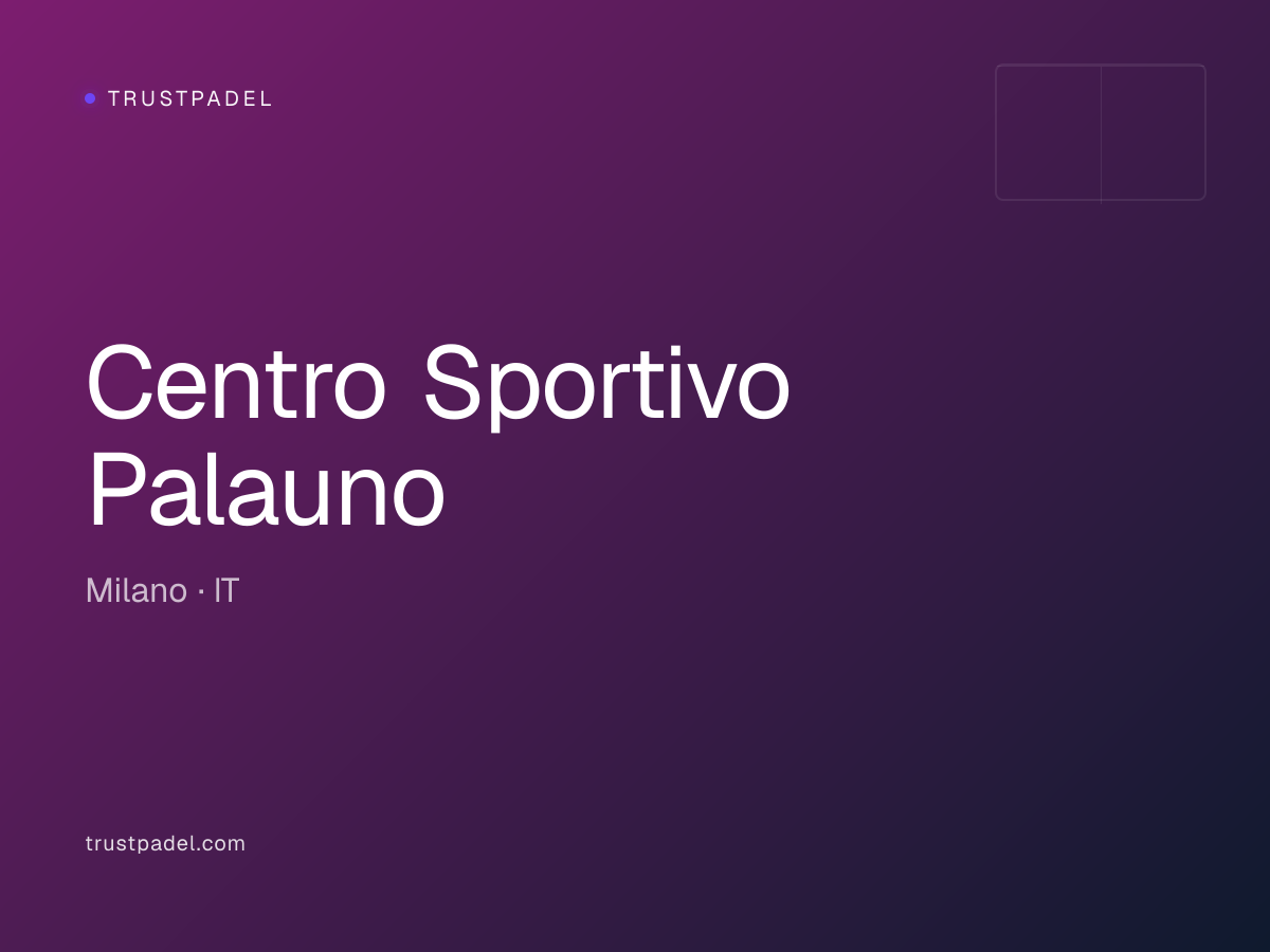 Centro Sportivo Palauno padel club