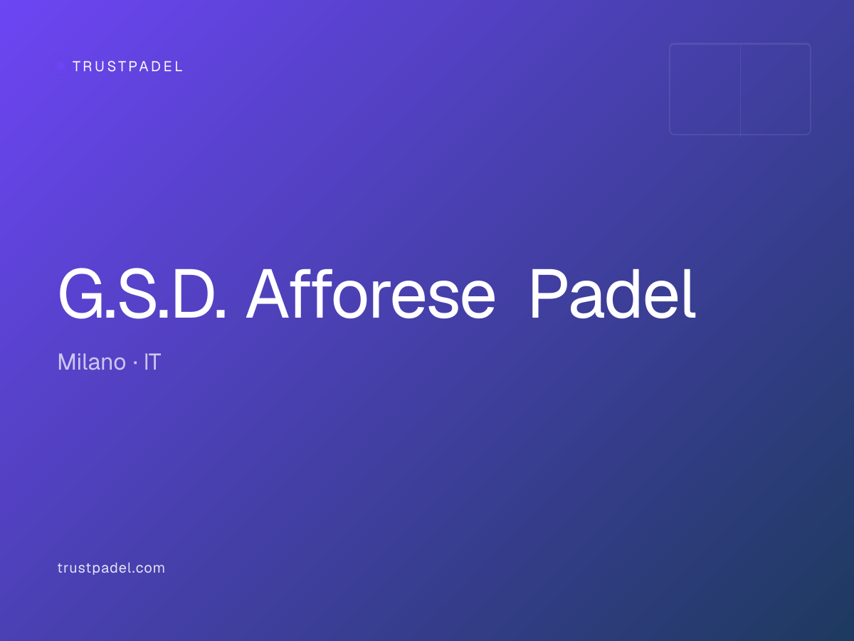 G.S.D. Afforese Padel padel club
