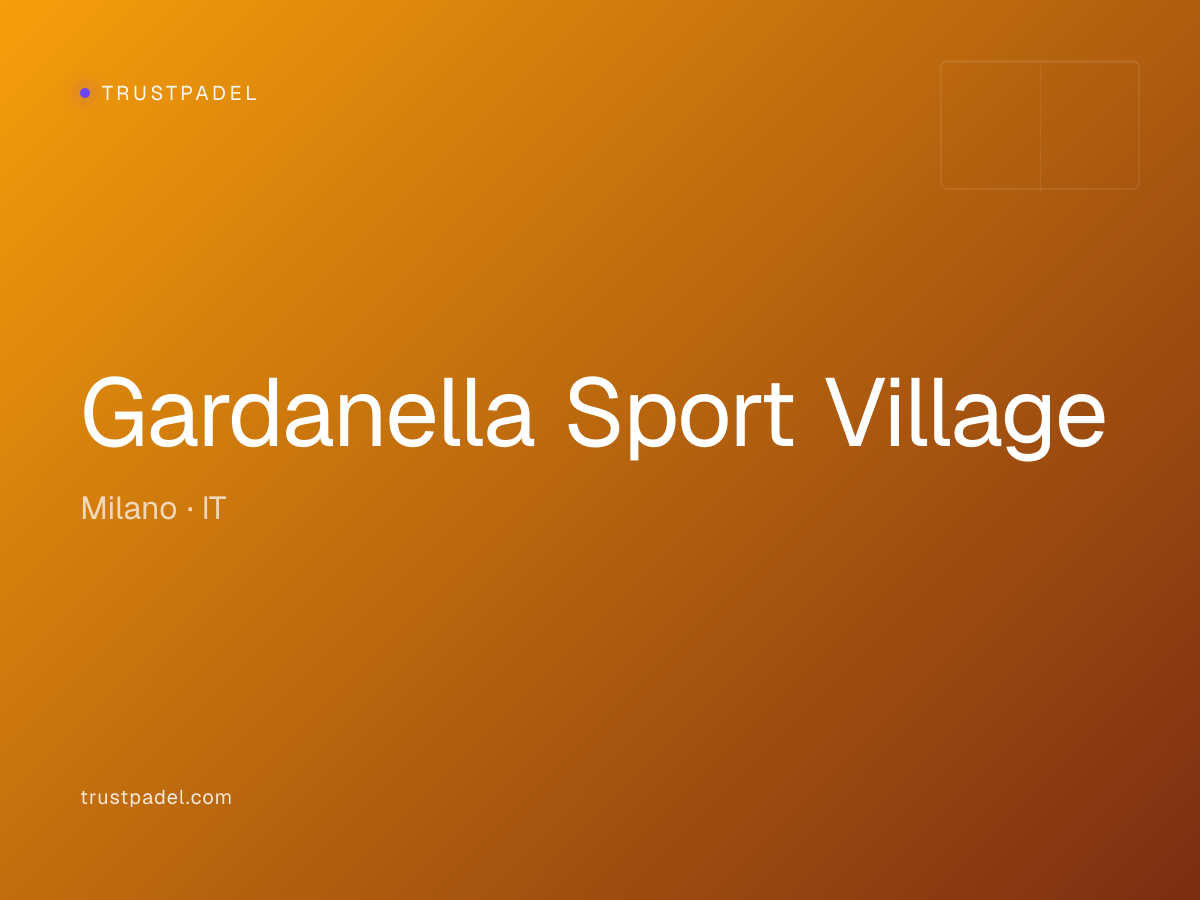Gardanella Sport Village padel club