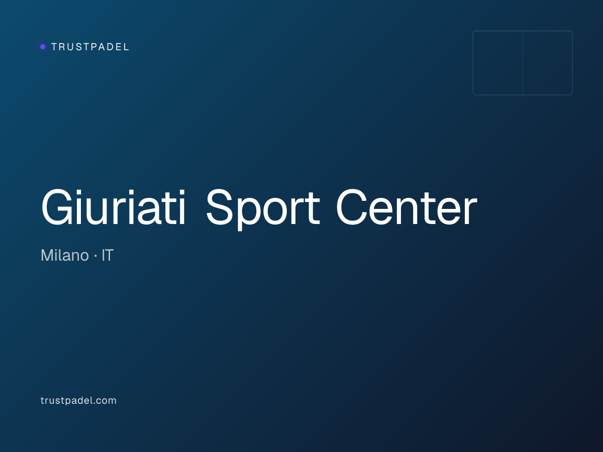 Giuriati Sport Center padel club
