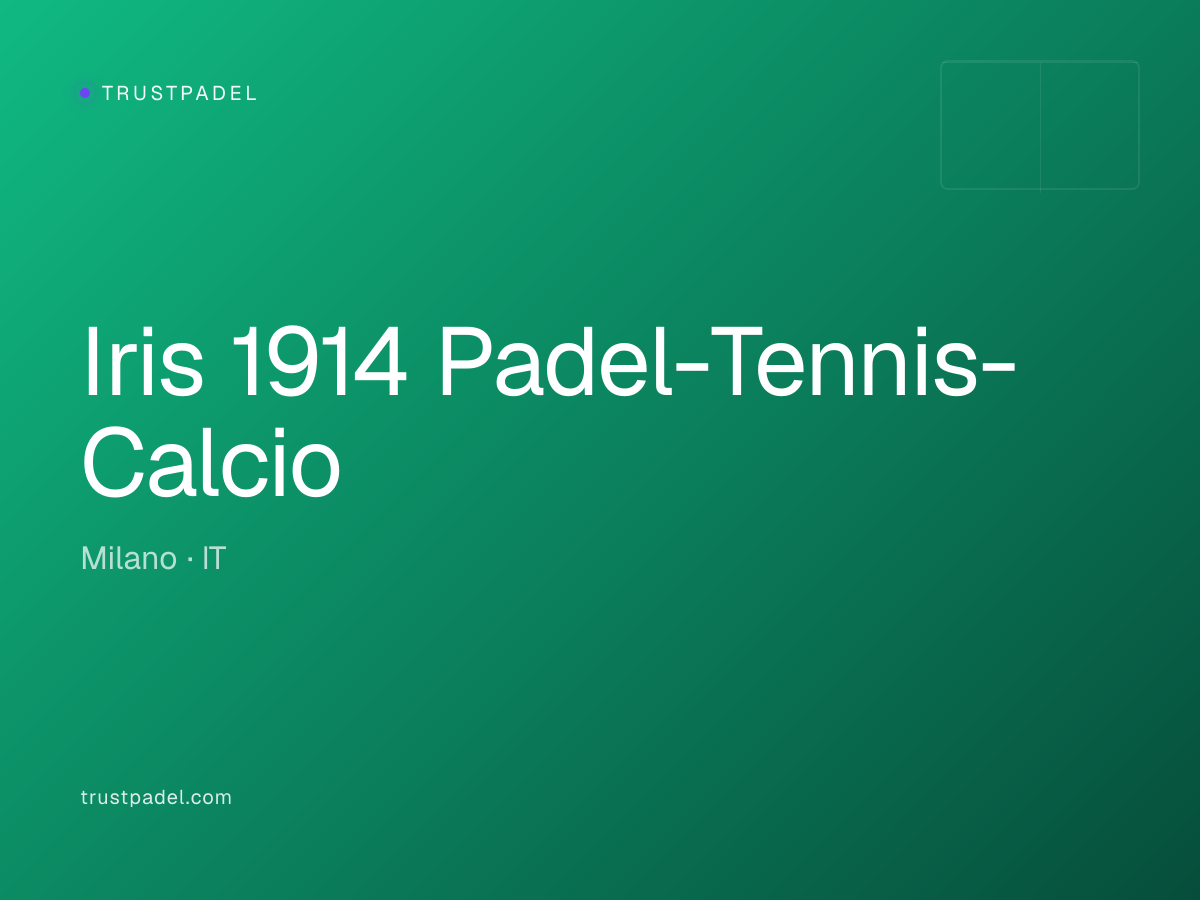 Iris 1914 Padel-Tennis-Calcio padel club
