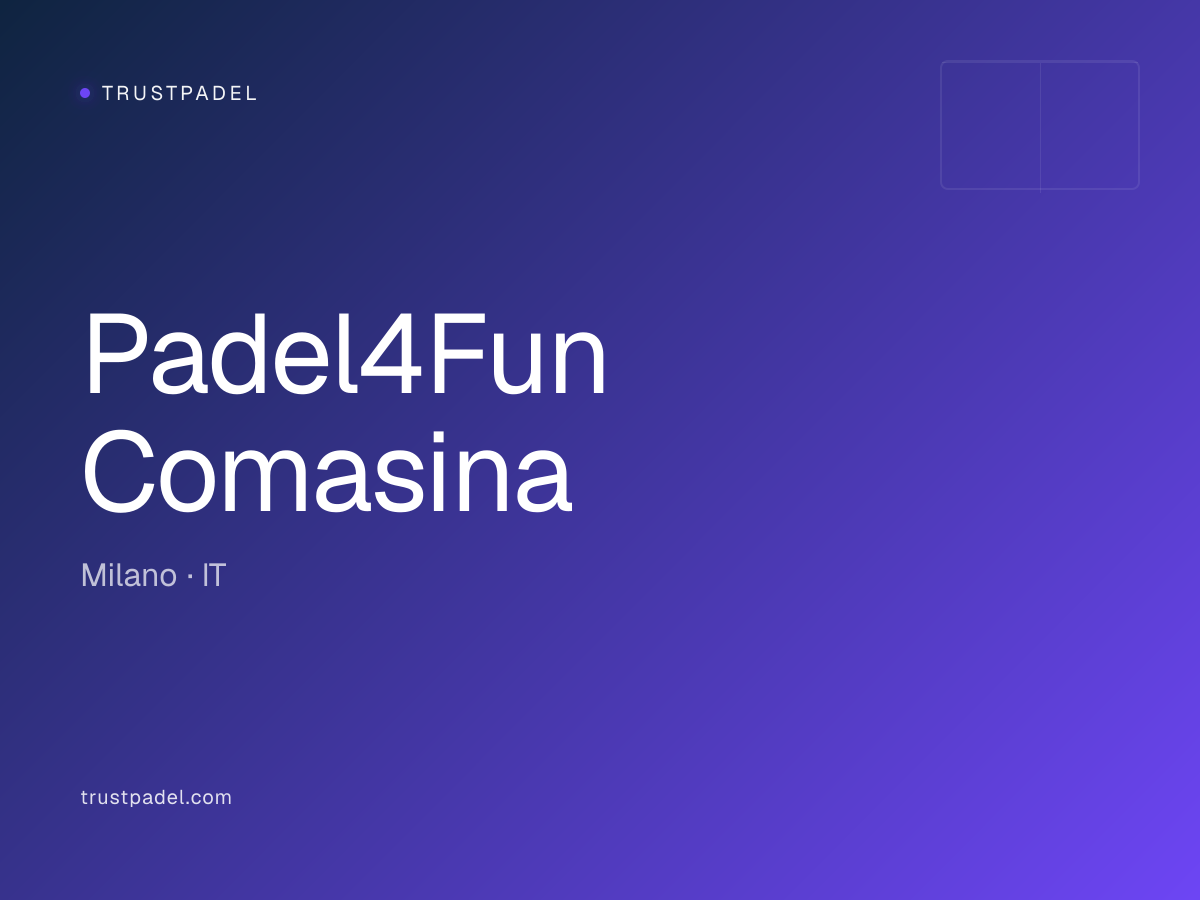 Padel4Fun Comasina padel club