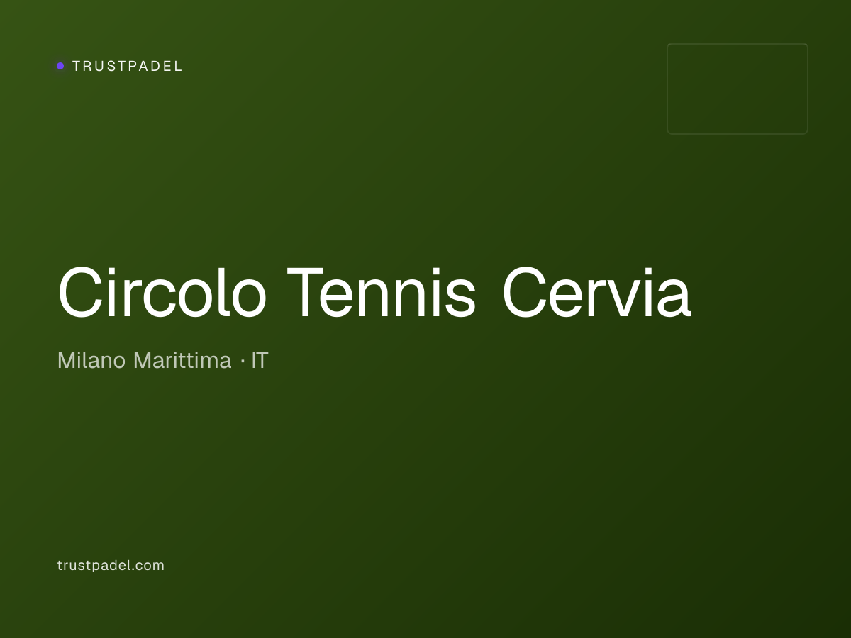 Circolo Tennis Cervia padel club