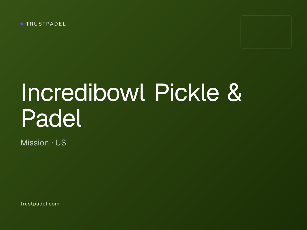 Incredibowl Pickle & Padel padel club