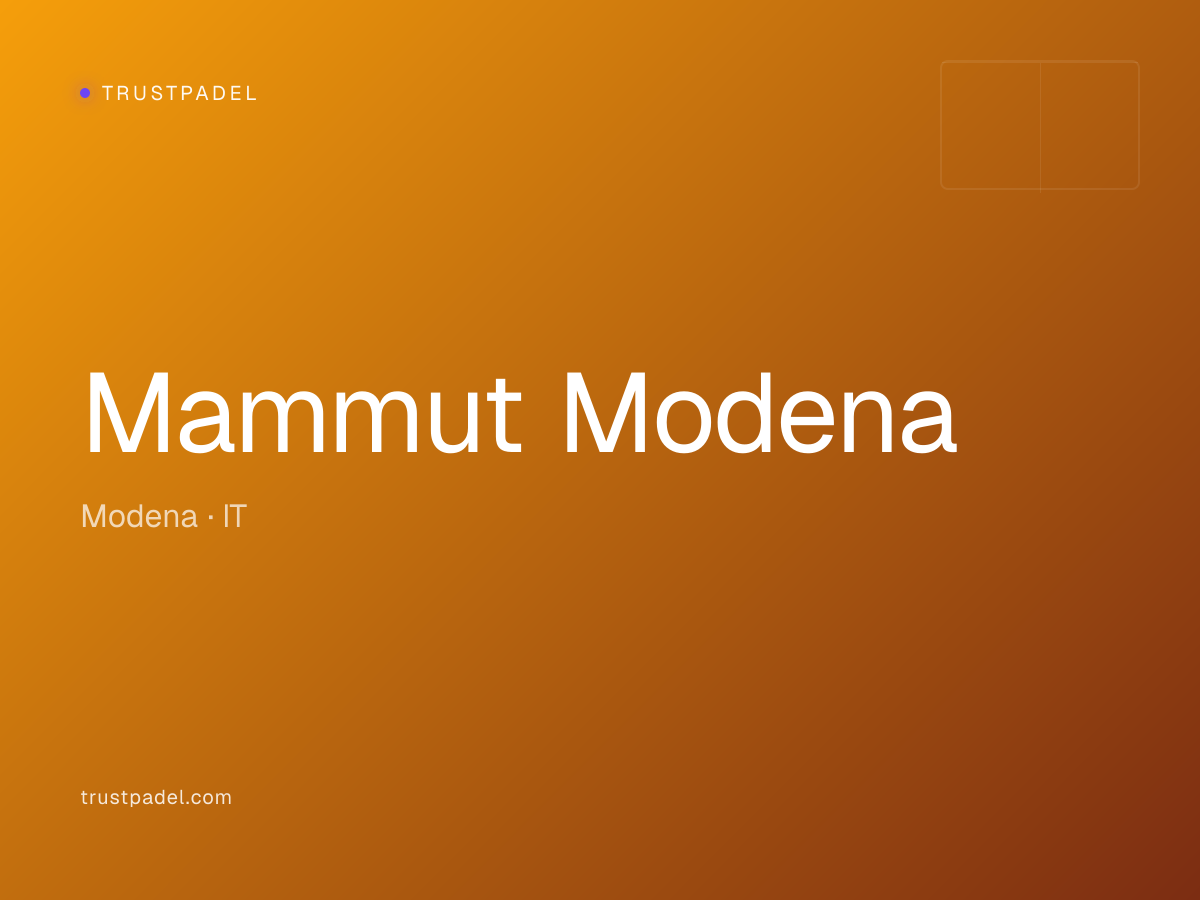 Mammut Modena padel club