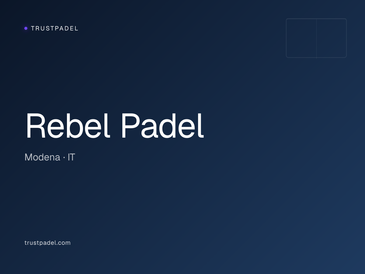 Rebel Padel padel club