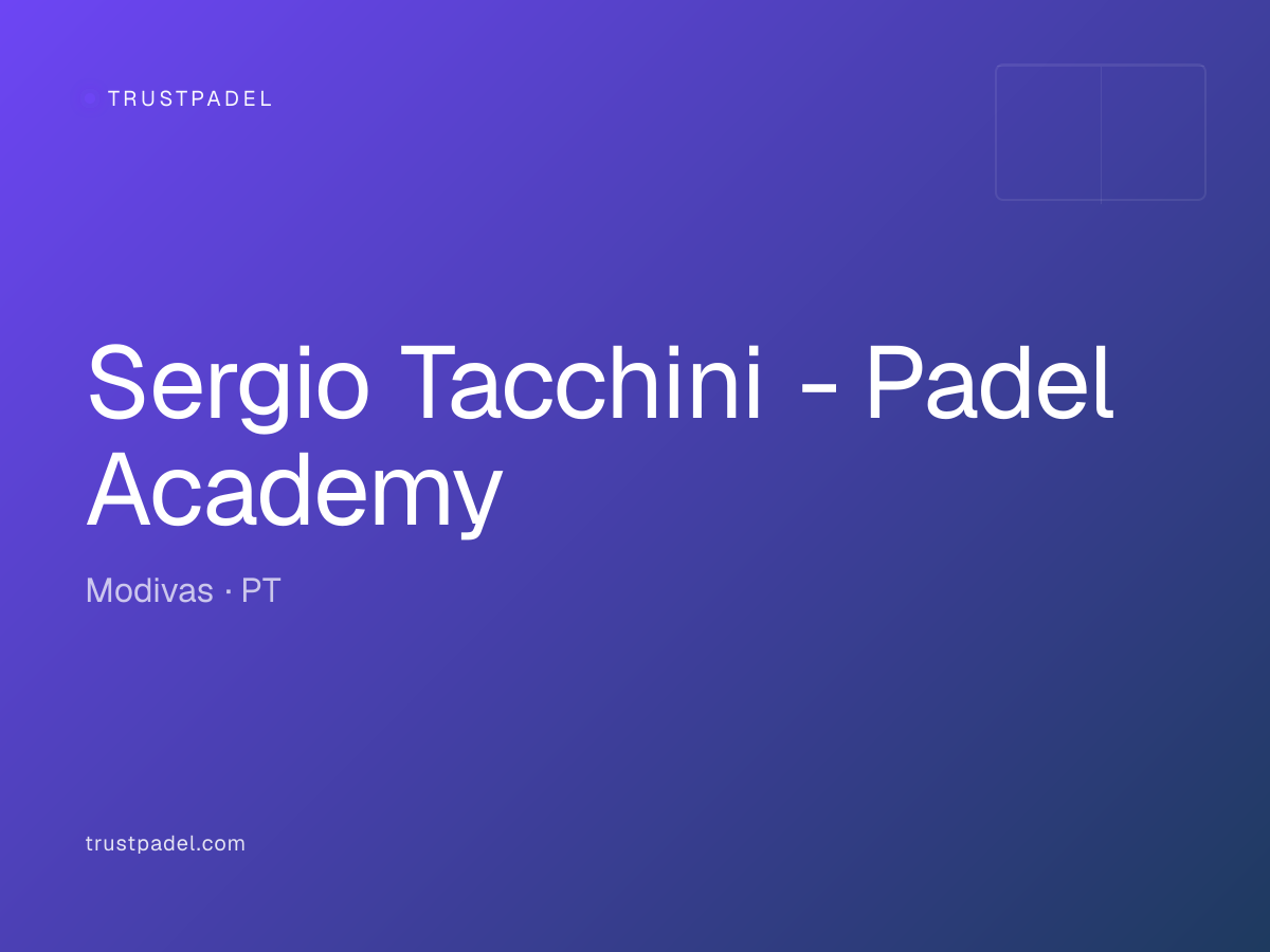 Sergio Tacchini - Padel Academy padel club