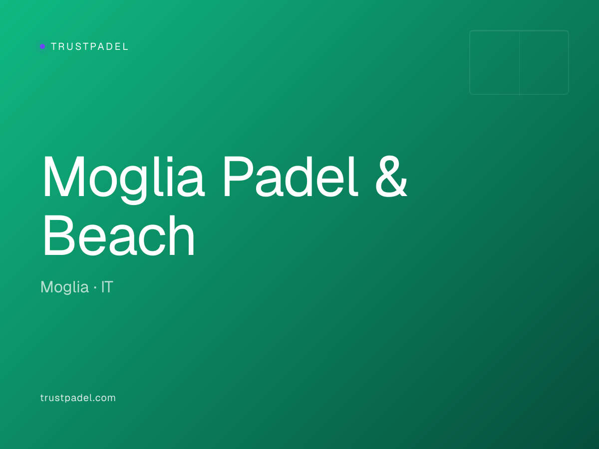 Moglia Padel & Beach padel club