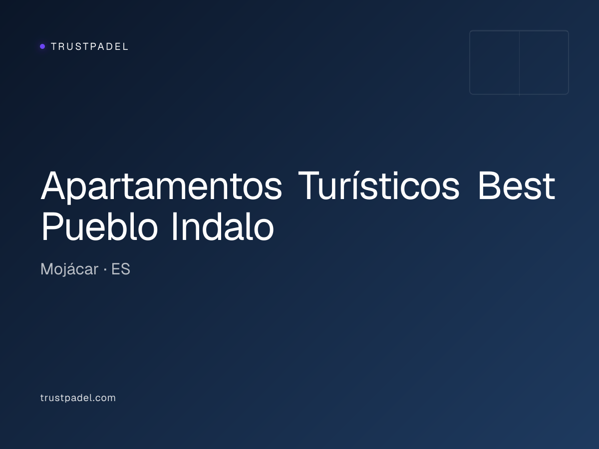 Apartamentos Turísticos Best Pueblo Indalo padel club