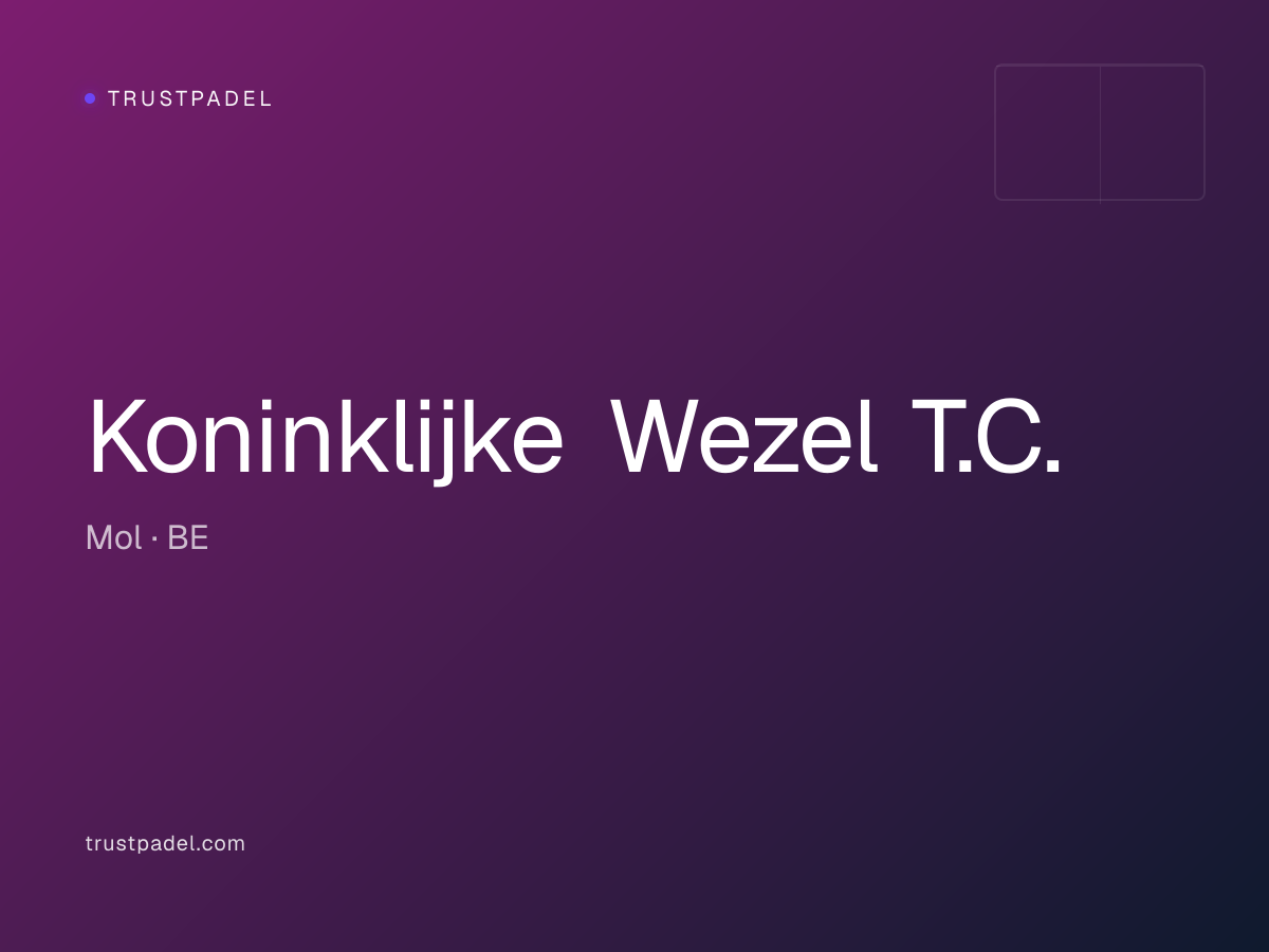 Koninklijke Wezel T.C. padel club