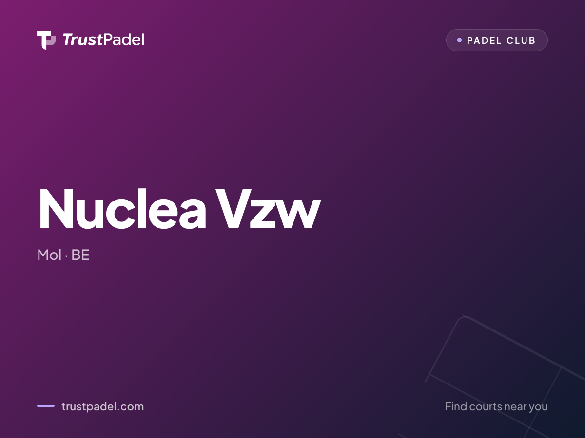 Nuclea Vzw padel club