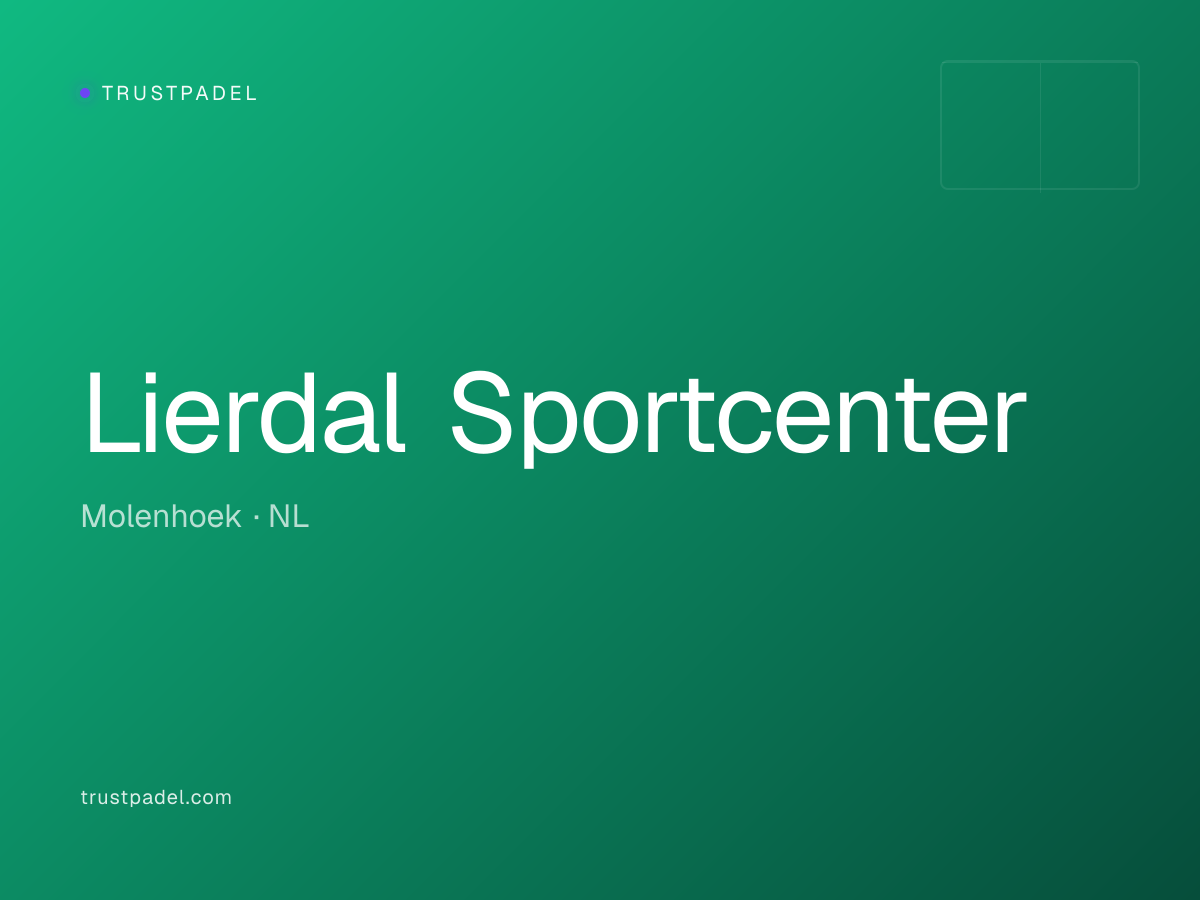 Lierdal Sportcenter padel club