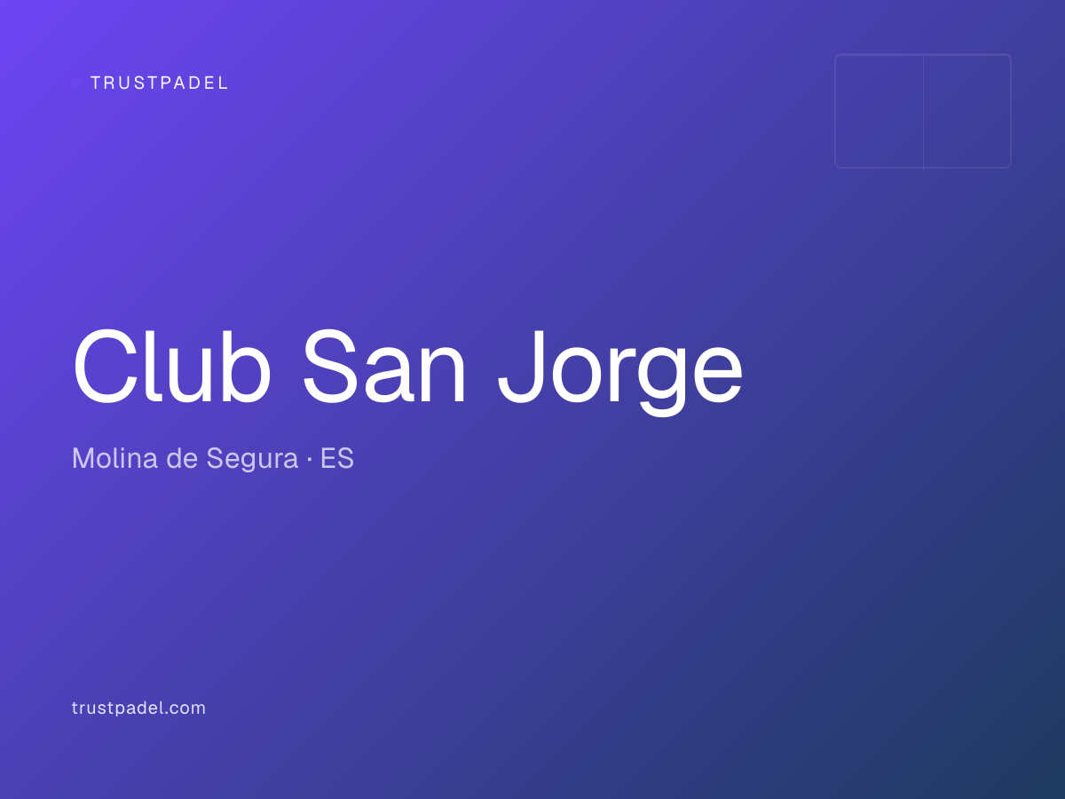 Club San Jorge padel club