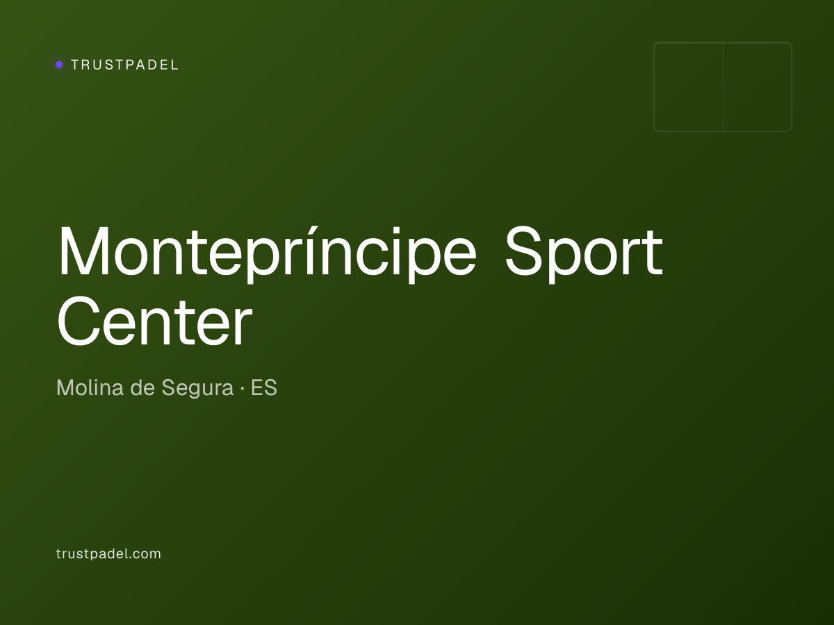 Montepríncipe Sport Center padel club