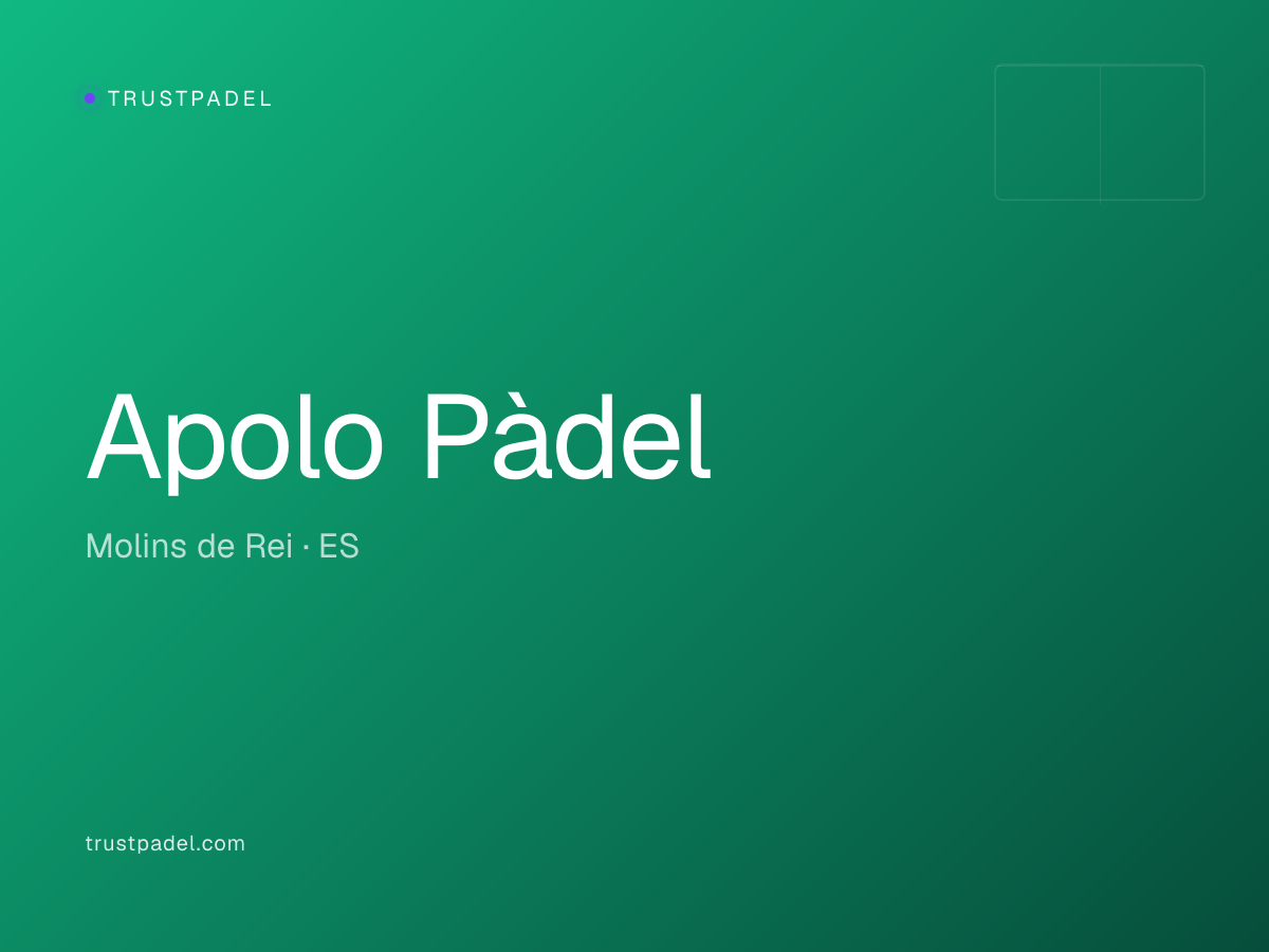 Apolo Pàdel padel club