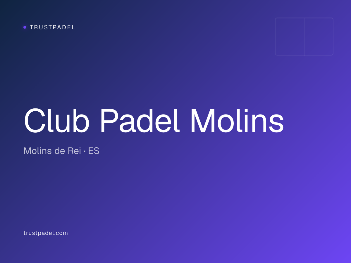 Club Padel Molins padel club