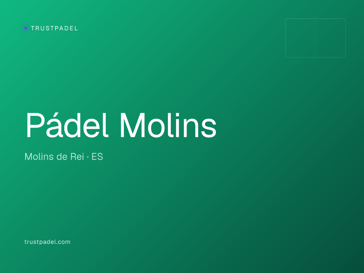 Pádel Molins padel club