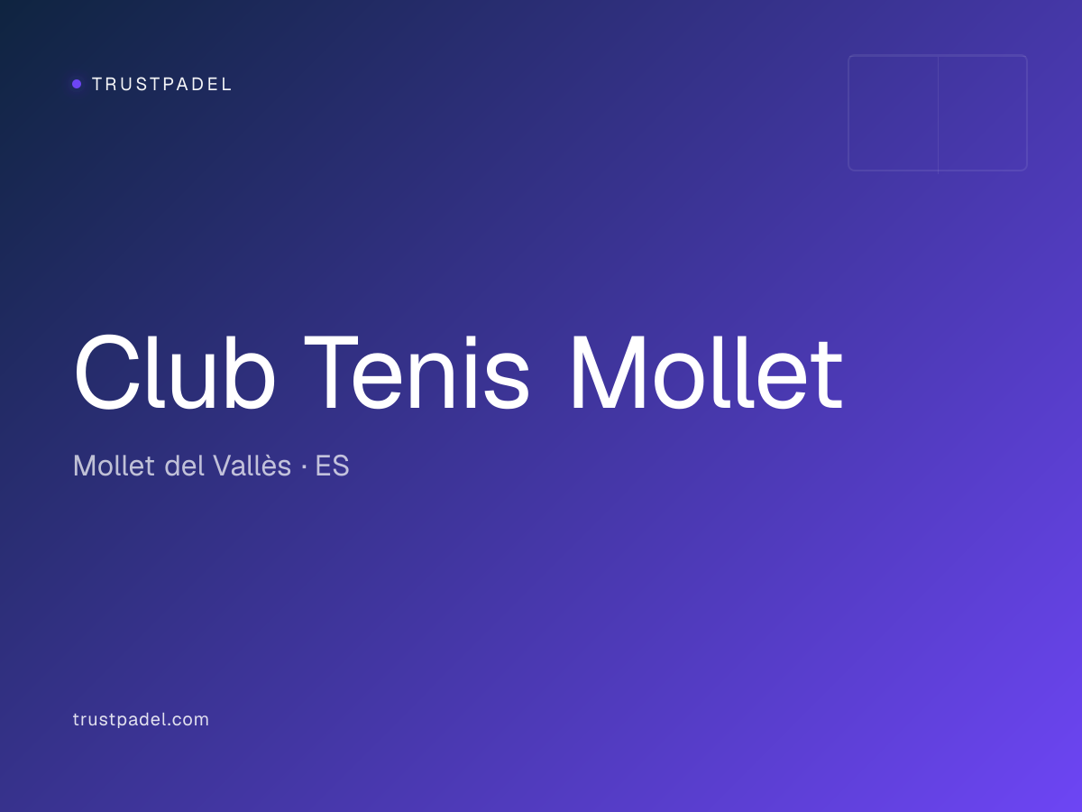 Club Tenis Mollet padel club