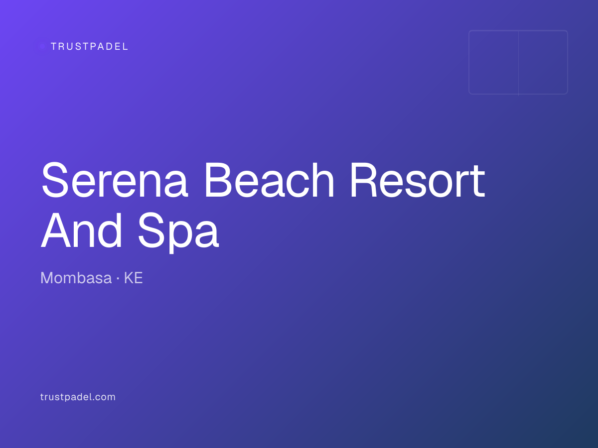 Serena Beach Resort And Spa padel club