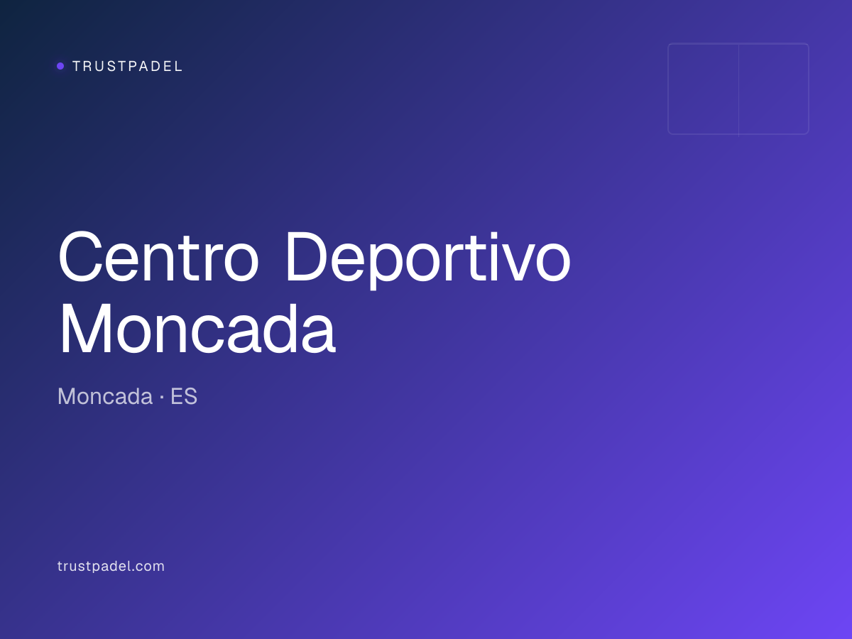 Centro Deportivo Moncada padel club