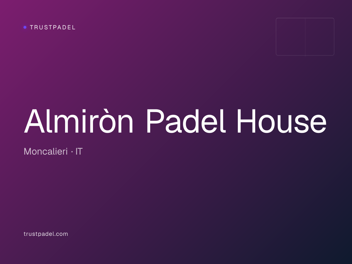 Almiròn Padel House padel club