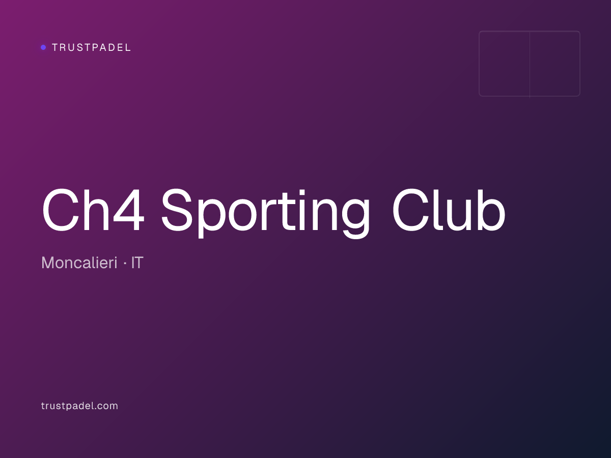 Ch4 Sporting Club padel club