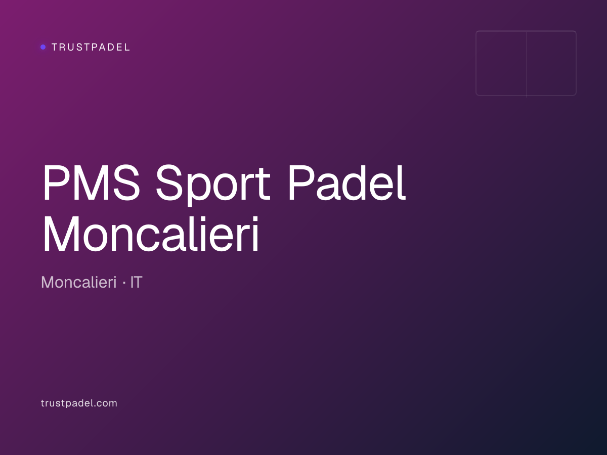 PMS Sport Padel Moncalieri padel club