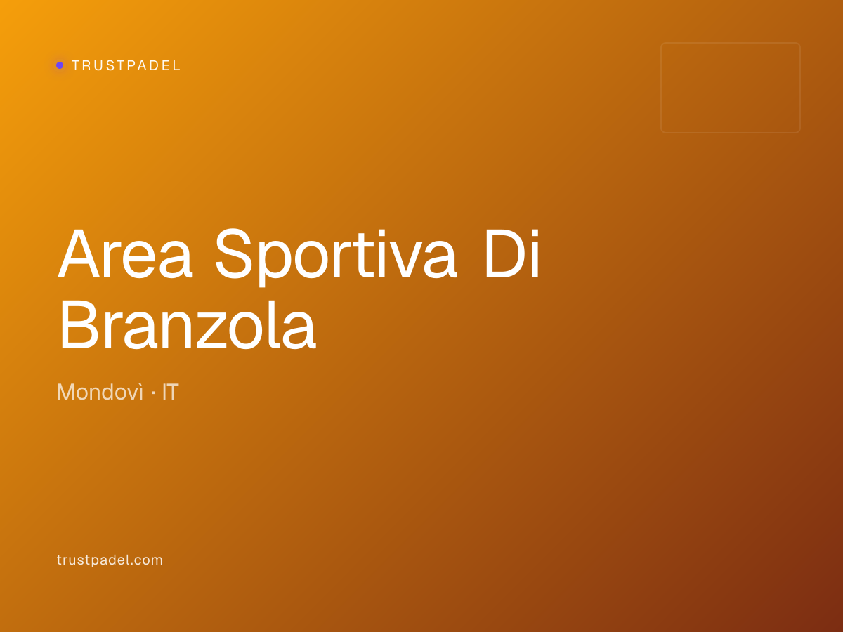 Area Sportiva Di Branzola padel club