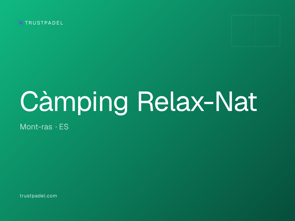 Càmping Relax-Nat padel club