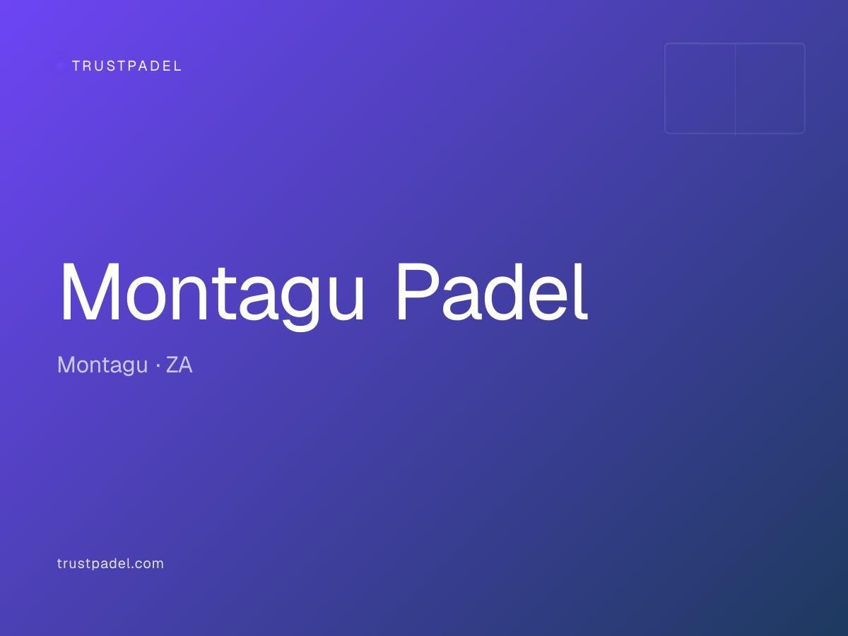 Montagu Padel padel club