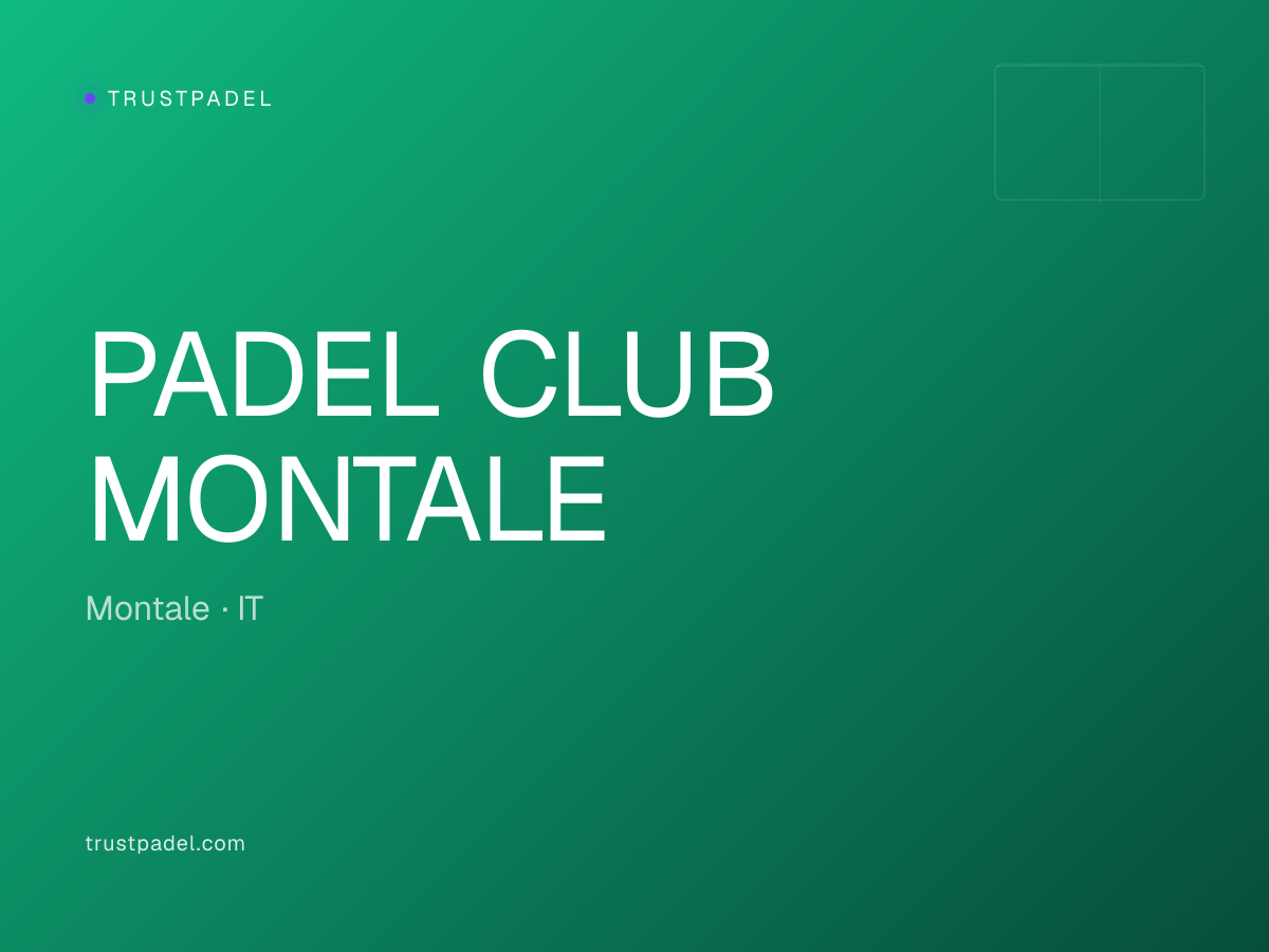 PADEL CLUB MONTALE padel club