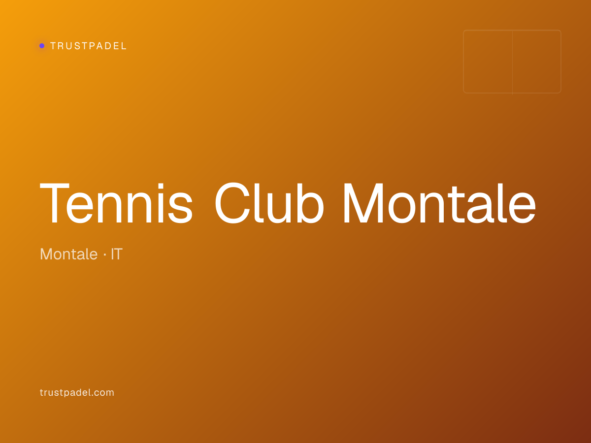 Tennis Club Montale padel club