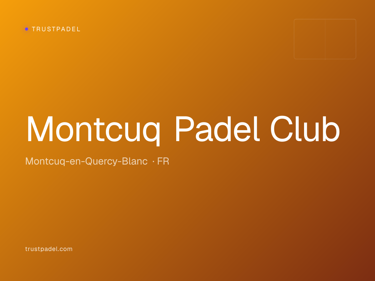 Montcuq Padel Club padel club
