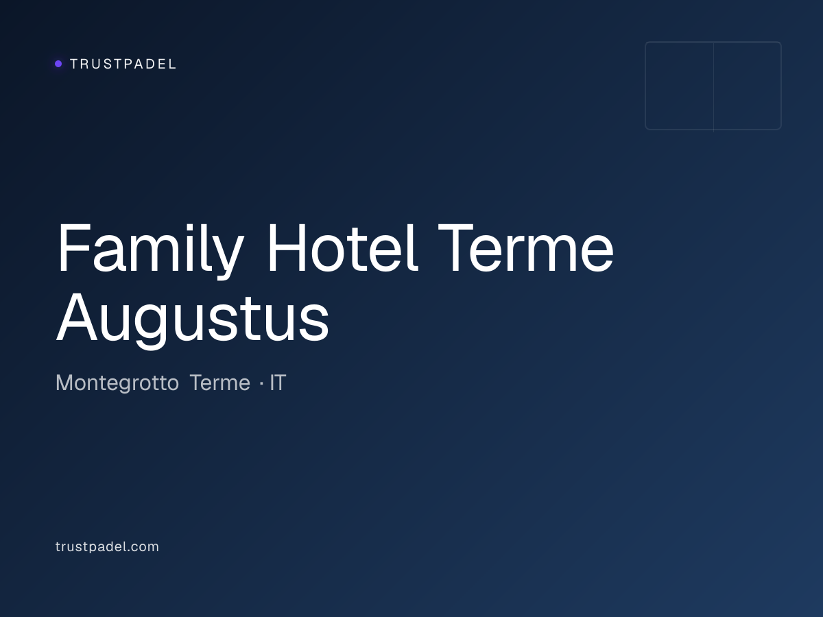 Family Hotel Terme Augustus padel club
