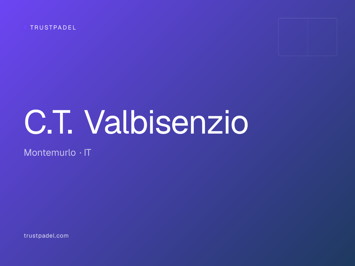 C.T. Valbisenzio padel club