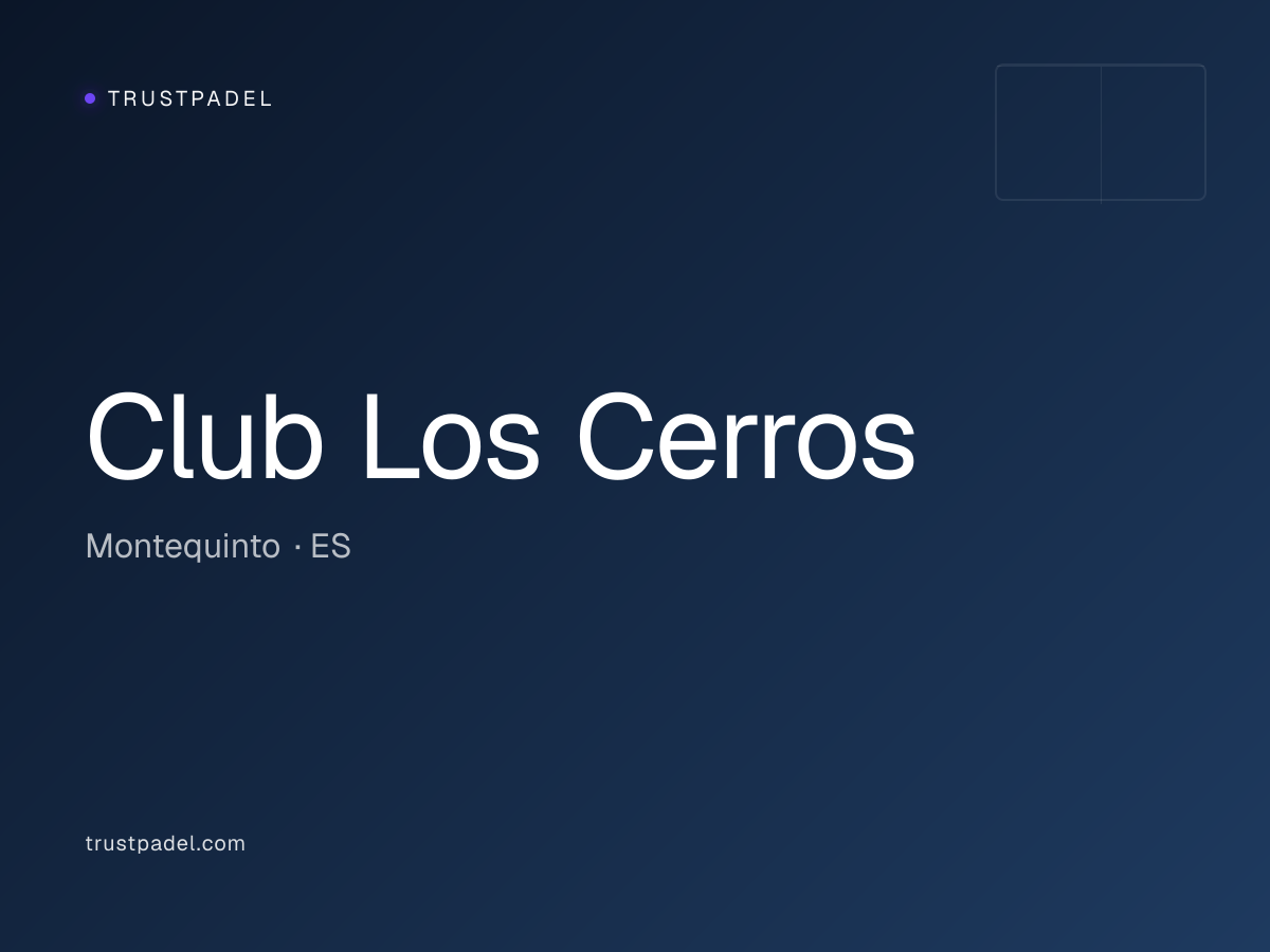 Club Los Cerros padel club