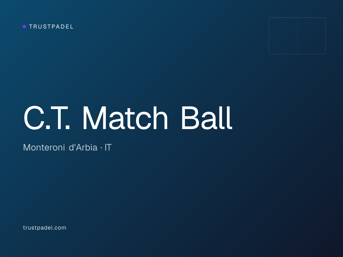 C.T. Match Ball padel club